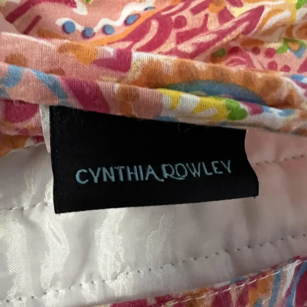 Cynthia Rowley Pillow Shams Set 2 Colorful Paisley Quilted Boho 21x28‎ Bed Dorm
